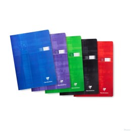 Brulion A4 96 kartek, w kratkę, papier 90g, mix kolorów, miękka oprawa CLAIREFONTAINE 69152AMXC