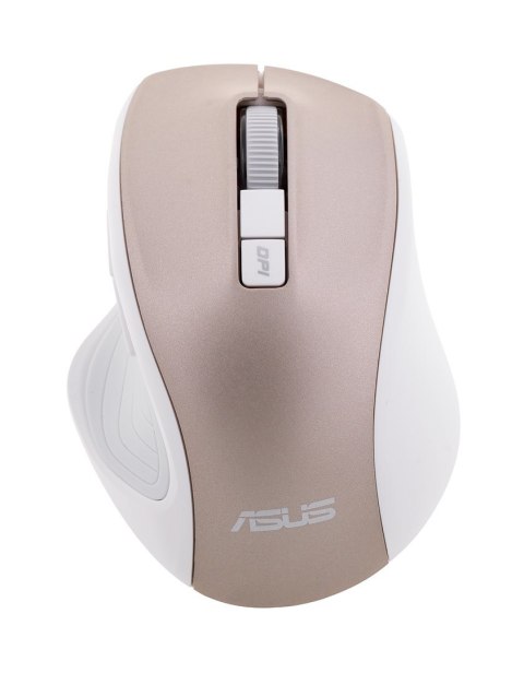 Mysz Asus Silent Wireless Mouse Gold MW202 bezprzewodowa złota