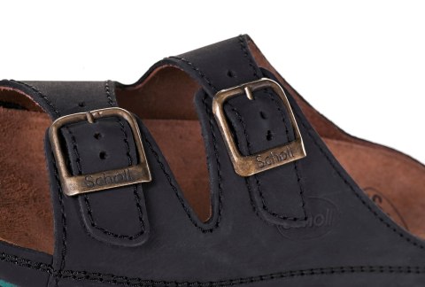 Wygodne klapki Scholl AIR BAG CZARNY 46