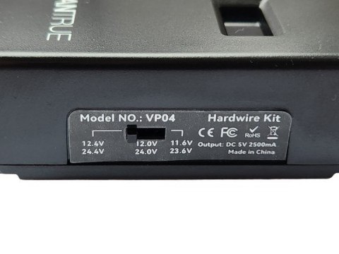 Adapter zasilania OBD USB-C VANTRUE VP04