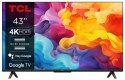 Telewizor 43" TCL 43P655 4K Ultra HD Android