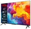 Telewizor 43" TCL 43P655 4K Ultra HD Android