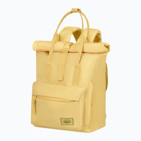 American Tourister Urban Groove Pastels Roll Top Backpack Pastel Yellow