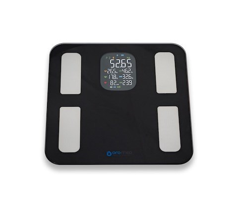 Waga łazienkowa ORO BLUETOOTH SMART BLACK OROMED