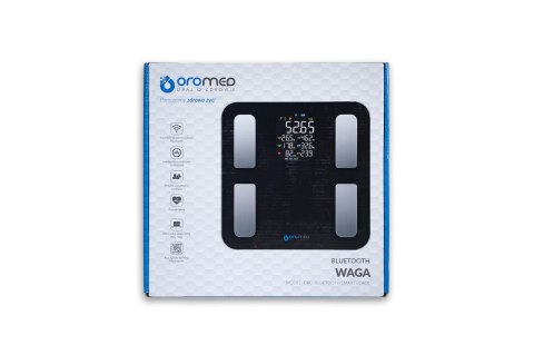 Waga łazienkowa ORO BLUETOOTH SMART BLACK OROMED