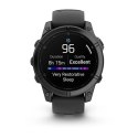 Garmin Fenix E stainless Steel slate grey