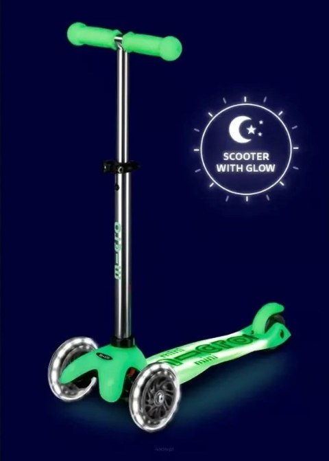Hulajnoga Mini Micro Deluxe Glow LED Plus Icy Lime