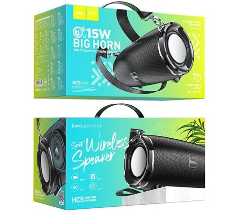 Głośnik bluetooth Hoco HC5 Cool Enjoy (czarny)