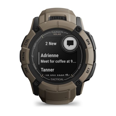 Zegarek Garmin Instinct 2X Solar - Tactical Edition Coyote Tan