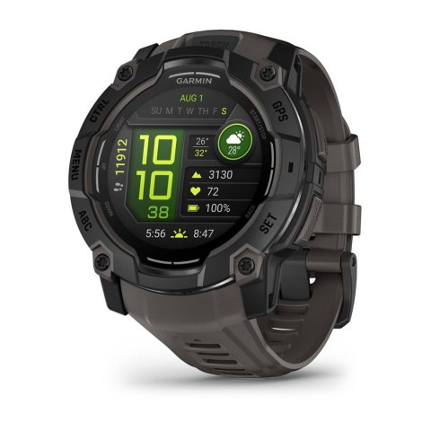 Zegarek Garmin Instinct 3 - 50 mm AMOLED Black met charcoal band