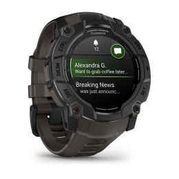 Zegarek Garmin Instinct 3 - 50 mm AMOLED Black met charcoal band