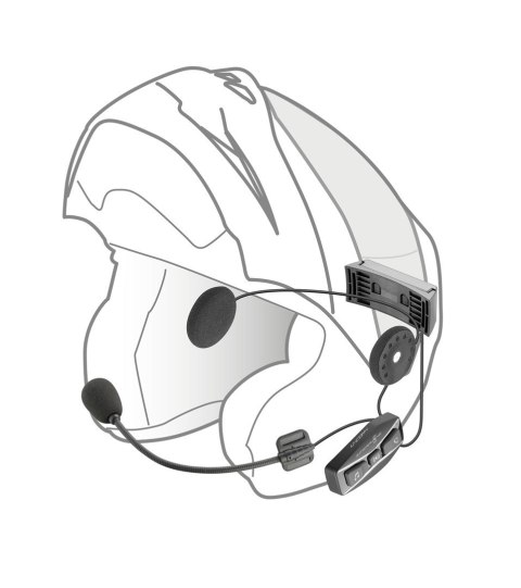 Intercom motocyklowy INTERPHONE U-COM 4, komplet na 2 kaski