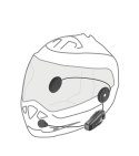 Intercom motocyklowy INTERPHONE U-COM 8R, komplet na 2 kaski