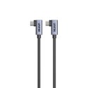 UNITEK KABEL USB-C KĄTOWY 90°/90° PD 100W M/M 1M