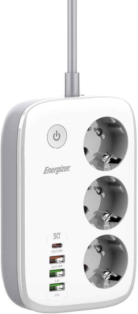 Listwa zasilająca Energizer z WiFi 3 gniazda EPB2500W02EU