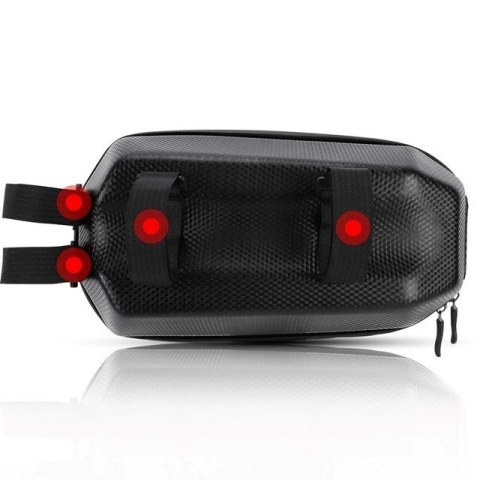 Wozinsky wodoodporna torba na kierownicę hulajnogi torba na hulajnogę 4 l czarna (WSB2BK)