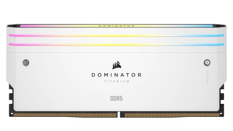 DOMINATOR TITANIUM RGB 64 GB (4x16 GB) DDR5 DRAM 6000 MT/s CL36 Intel XMP White