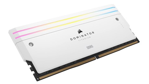 DOMINATOR TITANIUM RGB 64 GB (4x16 GB) DDR5 DRAM 6000 MT/s CL36 Intel XMP White
