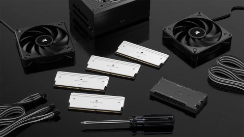 DOMINATOR TITANIUM RGB 64 GB (4x16 GB) DDR5 DRAM 6000 MT/s CL36 Intel XMP White