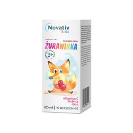 Novativ Kids Żurawinka, Płyn 120 ml