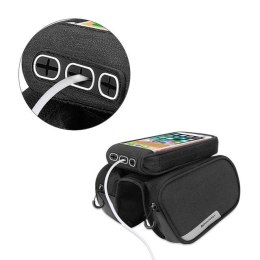 Wozinsky torba rowerowa na ramę + odczepiany pokrowiec na telefon do 6,5