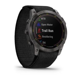 Zegarek sportowy Garmin Enduro 2 Solar Black Carbon Gray DLC Ti Ultrafit Band