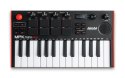 Klawiatura sterująca AKAI MPK Mini Play MK3 kontroler MIDI USB Czarny, Czerwony