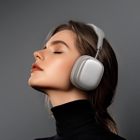 Słuchawki bezprzewodowe Hoco W52 Wonderful (srebrny)