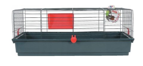 ZOLUX Klatka CLASSIC 100 cm kol. szary/czerwony