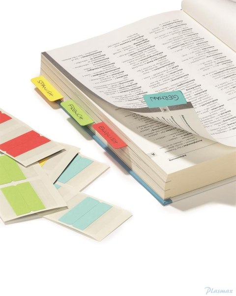 Zakładki samoprzylepne dwustronne indeksy (24szt.) szer.40mm QUICK TAB 840600 DURABLE