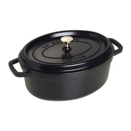 STAUB Garnek żeliwny owalny 4,2l czarny