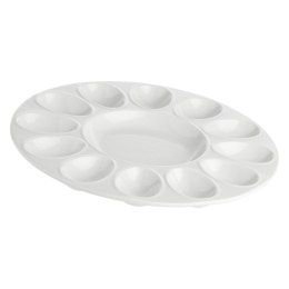 LA PORCELLANA BIANCA CONVIVIO Taca na jajka 26.5 cm