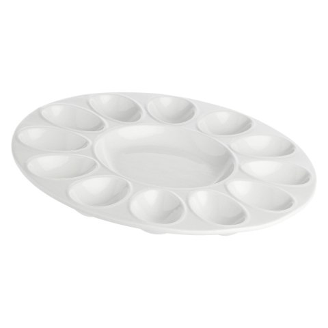 LA PORCELLANA BIANCA CONVIVIO Taca na jajka 26.5 cm