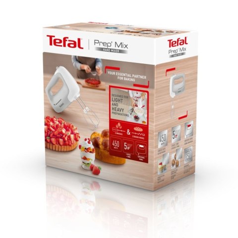 Tefal Prep'Mix HT450B Mikser ręczny 450 W Biały