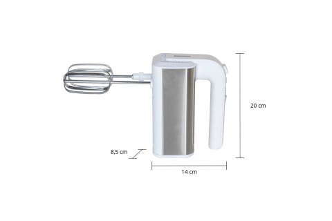 Unold Blender ręczny z misą miksującą Hannah biały srebrny
