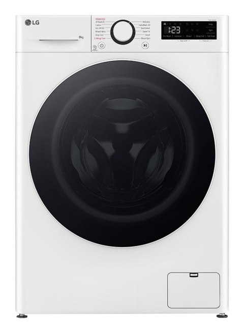Pralka LG F2WR508S0W, klasa A, Ładowność 8 kg, Głębokość 47.5 cm, 1200 RPM, Biała