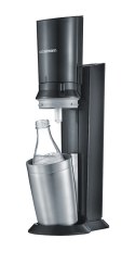 SodaStream Crystal 3.0 Metal, Stal nierdzewna Czarny