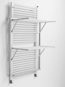 ARREDAMENTI KLAUS Suszarka na pranie na kaloryfer - 89 x 68 cm, Biały