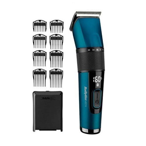 BaByliss Japanese Steel Digital Hair Clipper Czarny, Morski 45 Litowo-jonowa (Li-Ion)