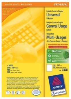Avery Multi-Function Labels Biały