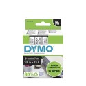 DYMO D1 - Standard Etykiety - Czarny na Transparent - 9mm x 7m