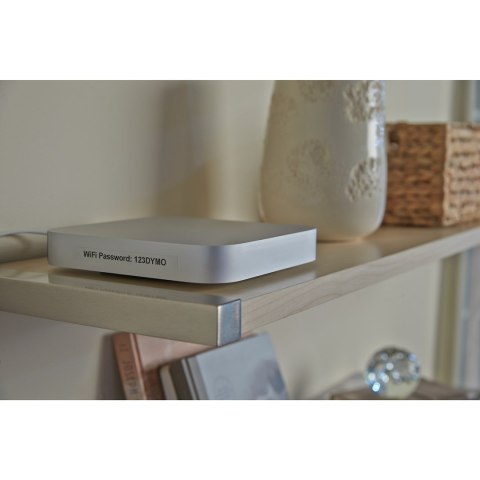 DYMO D1 - Standard Etykiety - Czarny na Transparent - 9mm x 7m