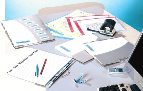 DYMO D1 - Standard Etykiety - Niebiesko-biały - 12mm x 7m