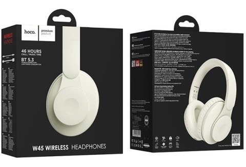 Słuchawki bezprzewodowe Hoco W45 Enjoy (biały)