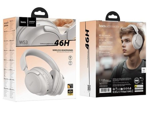 Słuchawki bezprzewodowe Hoco W53 Tone (szary)