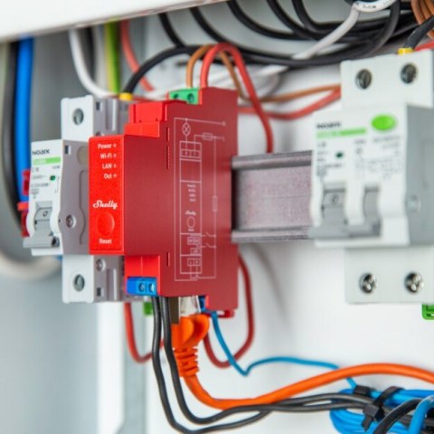 Shelly Pro 1PM przekaźnik zasilający Różowy 1