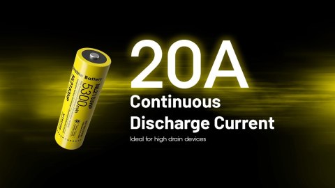 Akumulator Nitecore NL2153HP 21700 5300mAh LI-ION 3,6V