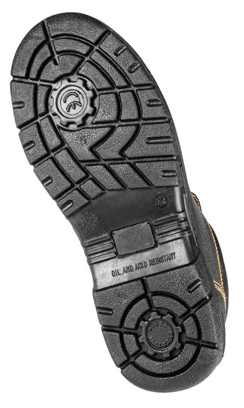 Trzewiki skórzane S1 SRC, stalowy podnosek, rozmiar 44