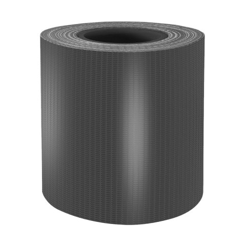 C.TAŚMA OGRODZENIOWA+KLIPSY 19cm x 35mb GRAFITOWA