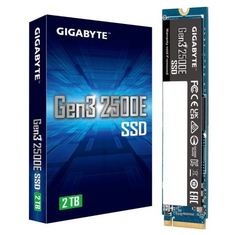 Dysk SSD 2 TB M.2 NVMe Gigabyte 2500E Gen3 2400/2000 MB/s